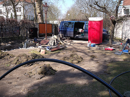 Neuanlage eines Privatgartens