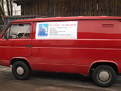 VW-Bus Arkadia Gartengestaltung