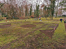 Ruhegemeinschaft Zentralfriedhof Friedrichsfelde - Winter 2019: Himmelsdach und Kreis des Lebens