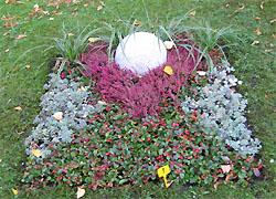 Gepflanzte Ornamente