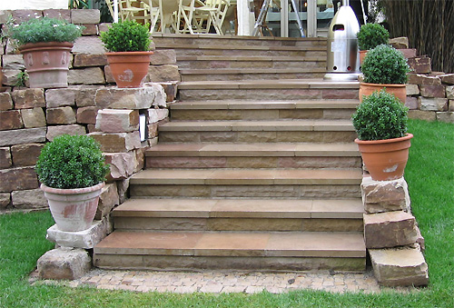 Bau einer Treppe
